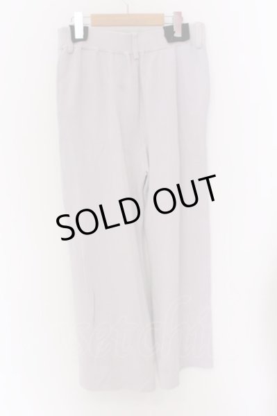 画像2: NO ID. / クールタッチニットバギートラウザーズパンツ 1 ライトグレー（ラベンダーに近い） O-25-02-20-055-NO-pa-YM-ZT063 (2)