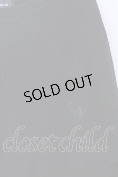 画像2: GLAM ADDICTION / ワッフルセットアップ 46 ブラック O-25-02-20-001-GL-to-YM-ZT019 (2)