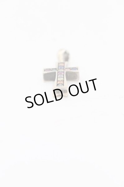 画像3: Justin Davis / 黒夢コラボ クロスペンダント  ゴールドｘマルチ O-25-02-20-061-Ju-ac-YM-OS (3)