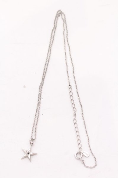 画像1: luxe de dress co. / スターネックレス  シルバー O-25-02-20-062-Lu-ac-YM-ZT191 (1)