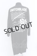 SWITCHBLADE / LIGHT SHINE LONG SHIRT  M ブラック O-25-02-20-012-SW-sh-OW-ZT260