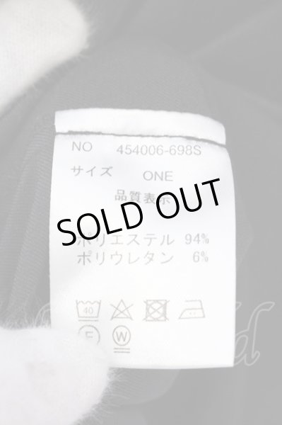 画像5: NO ID. BLACK / カシュクールガウンシャツ ONE ブラック O-25-02-20-013-NO-sh-YM-ZT093 (5)