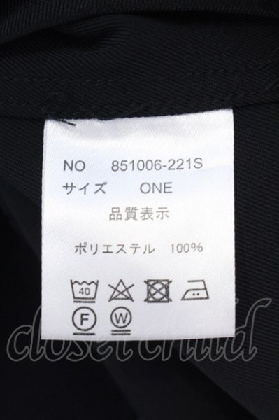画像4: NO ID. / ドロップショルダータックシャツコート ONE ブラック O-25-02-20-014-NO-sh-YM-ZT093 (4)