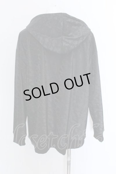 画像3: NO ID. / シンセティックレザーBIGパーカー ONE ブラック O-25-02-20-020-NO-to-YM-OS (3)