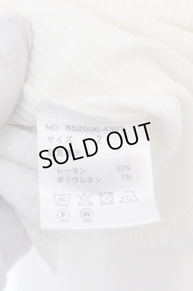 画像3: NO ID. / テレコラウンドC-N-T Tシャツ 2 ホワイト O-25-02-20-025-NO-ts-YM-ZT0223A (3)