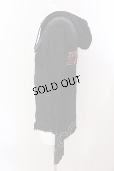 画像2: LGB / SHIRT-G/PK/BACK CROSS　フード付きシャツ レディース1 ブラック O-25-02-23-003-LG-sh-YM-ZT071