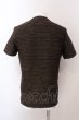 画像2: TORNADO MART / タックボーダー半袖カットソー Tシャツ L ブラウン O-25-02-23-035-TO-ts-YM-ZT038 (2)