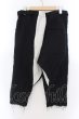 画像2: IFSIXWASNINE / SARROUEL-INDIA ラップパンツ 0（レディース） ホワイトｘブラック O-25-02-23-040-IF-pa-YM-ZT039 (2)
