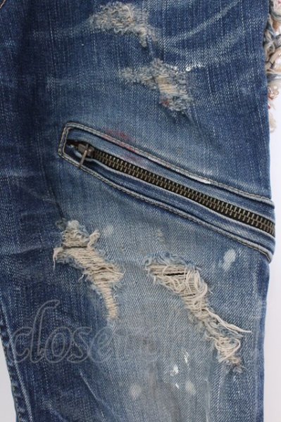 画像2: LGB / ST103/2Z/3/4/R クロップドデニムパンツ 26 インディゴ O-25-02-23-043-LG-pa-YM-ZT039 (2)