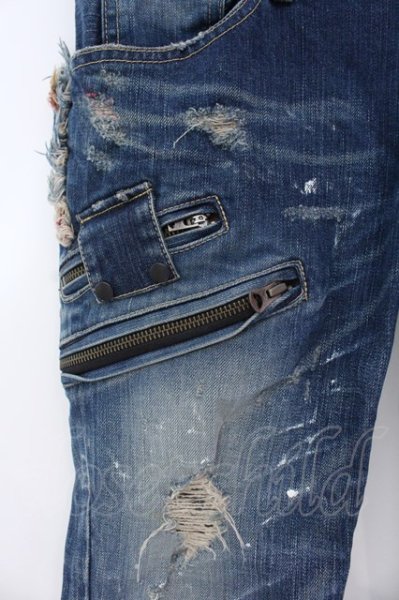 画像3: LGB / ST103/2Z/3/4/R クロップドデニムパンツ 26 インディゴ O-25-02-23-043-LG-pa-YM-ZT039 (3)