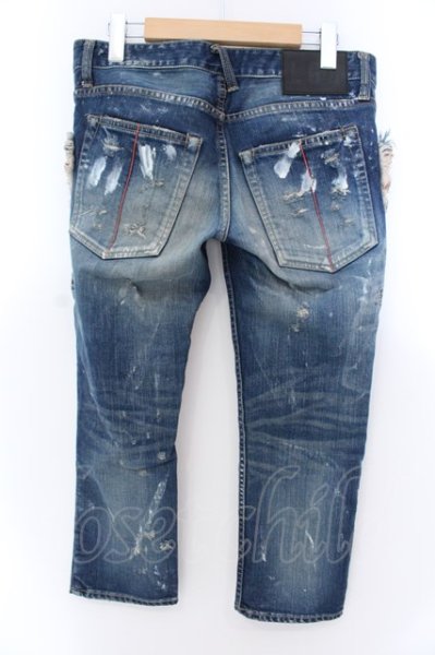 画像4: LGB / ST103/2Z/3/4/R クロップドデニムパンツ 26 インディゴ O-25-02-23-043-LG-pa-YM-ZT039 (4)