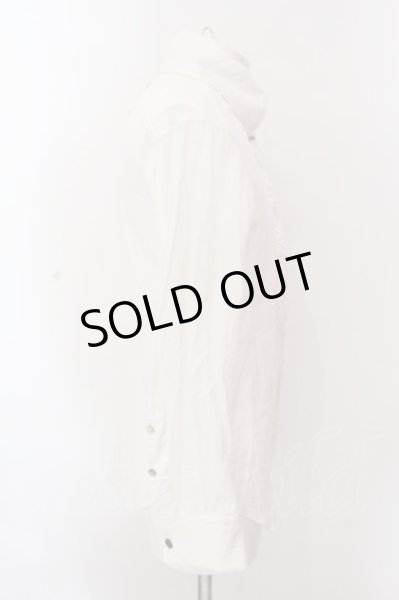 画像3: IFSIXWASNINE / TXS-PGS/FUNG/M スカルボタンダウンシャツ【メンズ1】 1 ホワイト O-25-02-23-045-IF-sh-YM-OS (3)