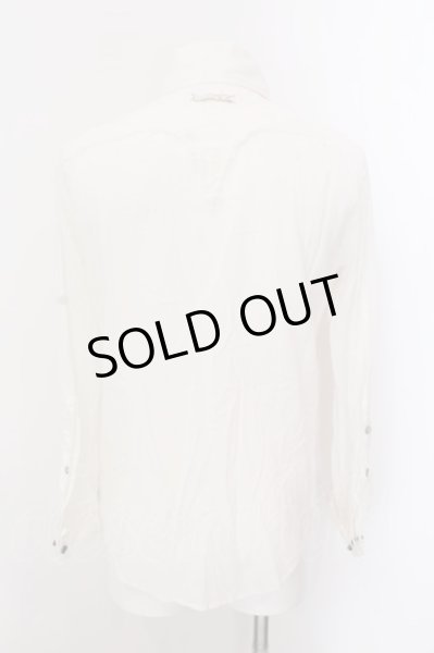 画像8: IFSIXWASNINE / TXS-PGS/FUNG/M スカルボタンダウンシャツ【メンズ1】 1 ホワイト O-25-02-23-045-IF-sh-YM-OS (8)