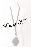 Moonage Devilment / NECK STRAP & COIN PURSE  ブラックｘブラック O-25-02-23-046-MO-za-YM-ZT191