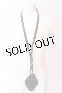 Moonage Devilment / NECK STRAP & COIN PURSE ブラックxゴールド O