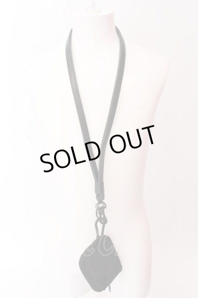 画像1: Moonage Devilment / NECK STRAP & COIN PURSE  ブラックｘブラック O-25-02-23-046-MO-za-YM-ZT191 (1)