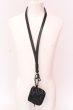 画像1: Moonage Devilment / NECK STRAP & COIN PURSE  ブラックｘブラック O-25-02-23-047-MO-za-YM-ZT191 (1)
