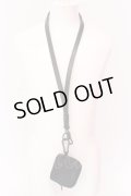 Moonage Devilment / NECK STRAP & COIN PURSE  ブラックｘブラック O-25-02-23-047-MO-za-YM-ZT191