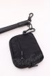 画像3: Moonage Devilment / NECK STRAP & COIN PURSE  ブラックｘブラック O-25-02-23-047-MO-za-YM-ZT191 (3)
