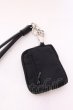 画像3: Moonage Devilment / NECK STRAP & COIN PURSE  ブラックｘシルバー O-25-02-23-048-MO-za-YM-ZT191 (3)