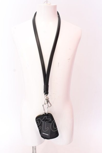 画像1: Moonage Devilment / NECK STRAP & COIN PURSE  ブラックｘシルバー O-25-02-23-049-MO-za-YM-ZT191 (1)