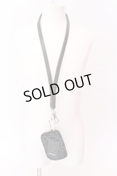 画像1: Moonage Devilment / NECK STRAP & COIN PURSE  ブラックｘシルバー O-25-02-23-049-MO-za-YM-ZT191 (1)