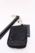 画像2: Moonage Devilment / NECK STRAP & COIN PURSE  ブラックｘシルバー O-25-02-23-049-MO-za-YM-ZT191 (2)