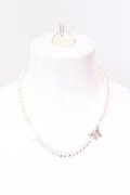 STUGAZI / ネックレス.Silky Silver Butterfly  パールｘシルバー O-25-02-23-051-St-za-YM-OS