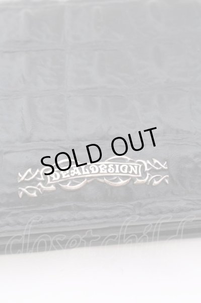 画像2: DEAL DESIGN / クロコロングウォレット  ブラック O-25-02-23-060-DE-za-YM-OS (2)