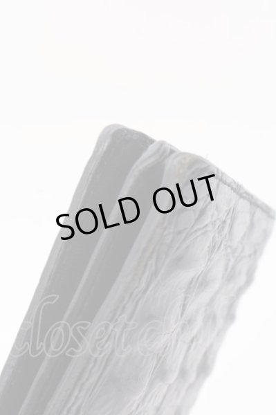 画像4: DEAL DESIGN / クロコロングウォレット  ブラック O-25-02-23-060-DE-za-YM-OS (4)