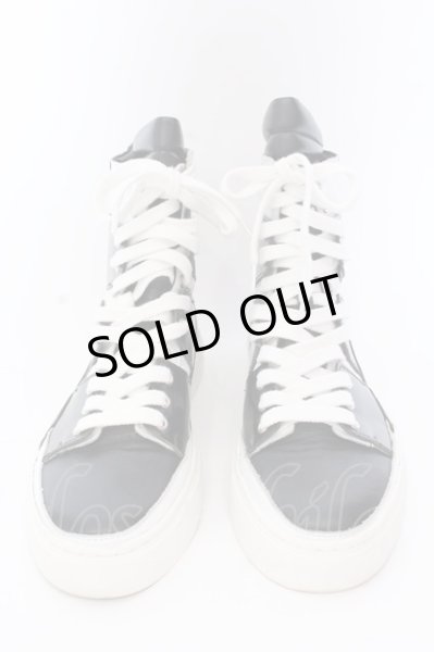 画像2: CIVARIZE / バックZIPハイカットスニーカー 42 ブラックｘホワイト O-25-02-23-062-CI-sho-YM-ZT-7000 (2)