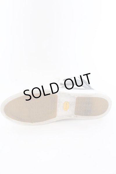 画像4: CIVARIZE / バックZIPハイカットスニーカー 42 ブラックｘホワイト O-25-02-23-062-CI-sho-YM-ZT-7000 (4)