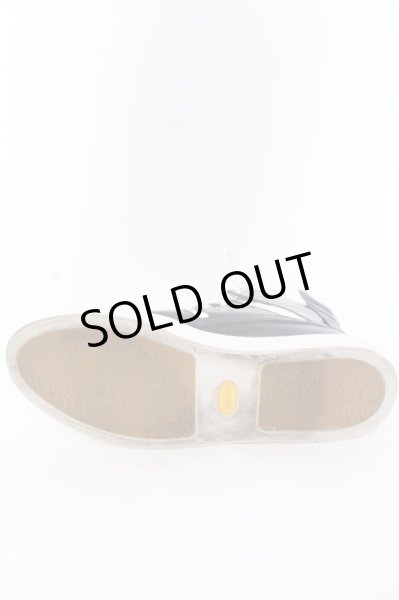 画像9: CIVARIZE / バックZIPハイカットスニーカー 42 ブラックｘホワイト O-25-02-23-062-CI-sho-YM-ZT-7000 (9)