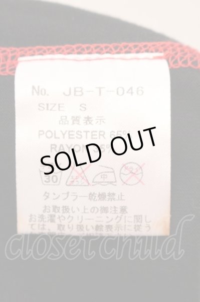 画像4: JURY BLACK / デビルリッププリント五分袖Tシャツ 1 ブラック O-25-02-23-007-JU-ts-YM-OS (4)