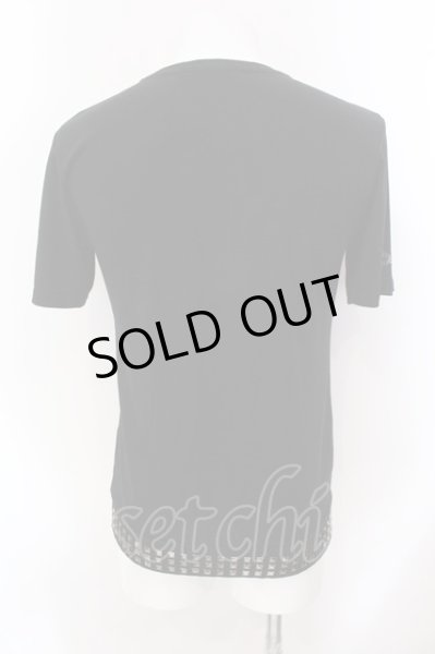 画像3: JURY BLACK / 裾スタッズロゴTシャツ 3 ブラック O-25-02-23-008-JU-ts-YM-OS (3)