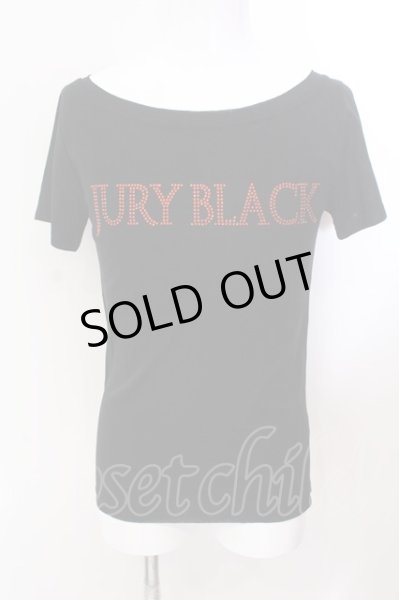 画像1: JURY BLACK / 1st Anniversary ストーンロゴTシャツ 1 ブラック O-25-02-23-010-JU-ts-YM-OS (1)