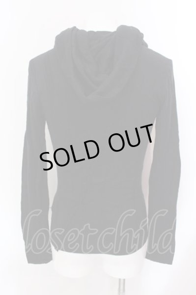 画像3: FUGA / ドレープネックダメージニットソー 44 ブラック O-25-02-23-014-FU-to-YM-ZT038 (3)