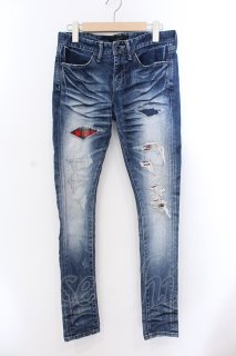 CIVARIZE 赤チェック柄サルエルパンツ 46 CIVARIZE 赤チェック柄サルエルパンツ 46 チェックパンツ メンズ