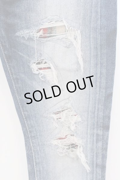 画像2: CIVARIZE / リメイクスキニーストレッチデニムパンツ 42 アオ O-25-02-23-015-CI-pa-OW-ZT039 (2)