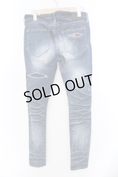 画像3: CIVARIZE / リメイクスキニーストレッチデニムパンツ 42 アオ O-25-02-23-015-CI-pa-OW-ZT039 (3)