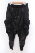 画像1: CIVARIZE / Able サテンサルエルパンツ 44 ブラック O-25-02-23-017-CI-pa-YM-ZT039 (1)