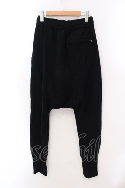 画像2: JULIUS / イージーパンツ 1 ブラック O-25-02-23-019-JU-pa-YM-ZT039 (2)