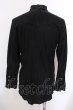 画像4: 14th Addiction / SHEEP SKIN LEATER シャツ 2 ブラック O-25-02-23-002-14-sh-YM-ZT-ML014 (4)