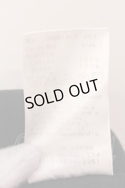 画像4: MEMHIM / Leather 切り替えカットソー 1 ブラック O-25-02-23-022-ME-to-YM-OS (4)