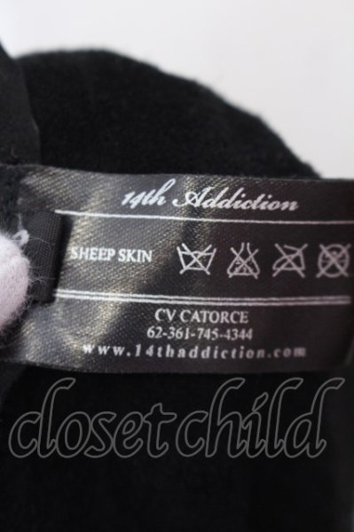 画像5: 14th Addiction / SHEEP SKIN LEATER シャツ 2 ブラック O-25-02-23-002-14-sh-YM-ZT-ML014 (5)