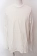 画像1: NILoS / COTTON BOIL JERSEY カットソー 1 ホワイト O-25-02-23-024-Ni-to-YM-ZT038 (1)