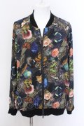 CIVARIZE / Realization シフォンブルゾンジャケット 44 マルチ O-25-02-24-004-CI-to-YM-ZT200