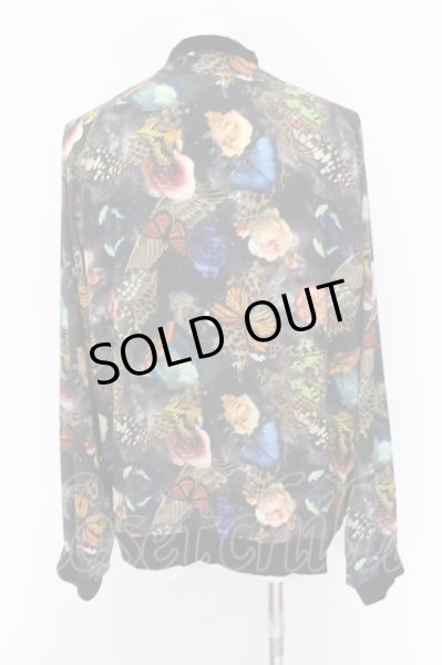 画像2: CIVARIZE / Realization シフォンブルゾンジャケット 44 マルチ O-25-02-24-004-CI-to-YM-ZT200 (2)