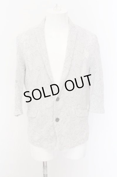 画像1: TORNADO MART / フラワーレースボンディングジャケット LL ホワイト O-25-02-24-035-TO-ja-YM-ZT184 (1)