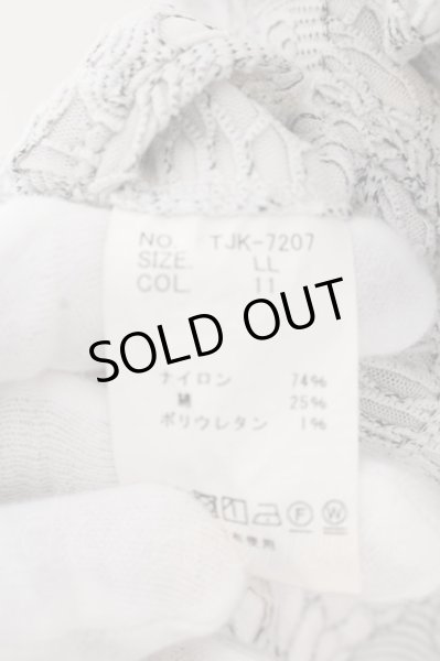 画像3: TORNADO MART / フラワーレースボンディングジャケット LL ホワイト O-25-02-24-035-TO-ja-YM-ZT184 (3)